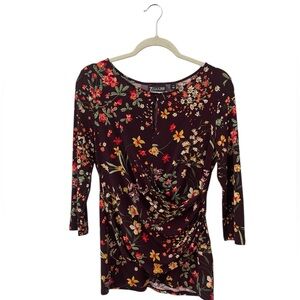 NWT New York & Company Floral Blouse